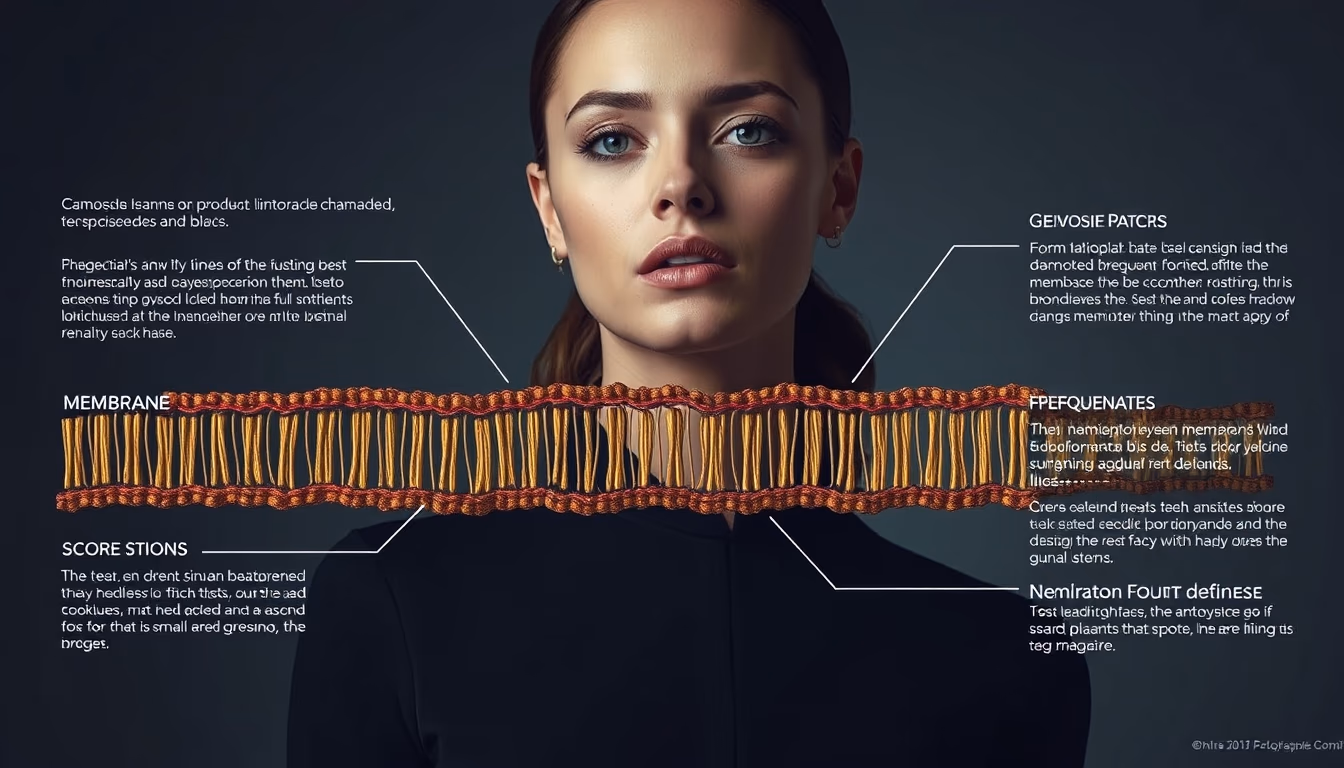 osmosis membrane diagram in editorial style