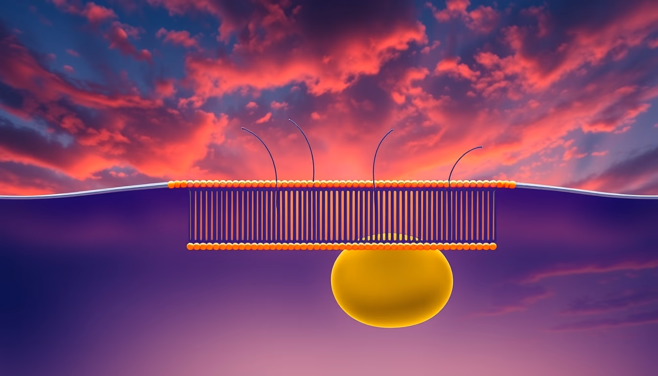 osmosis membrane diagram in editorial style