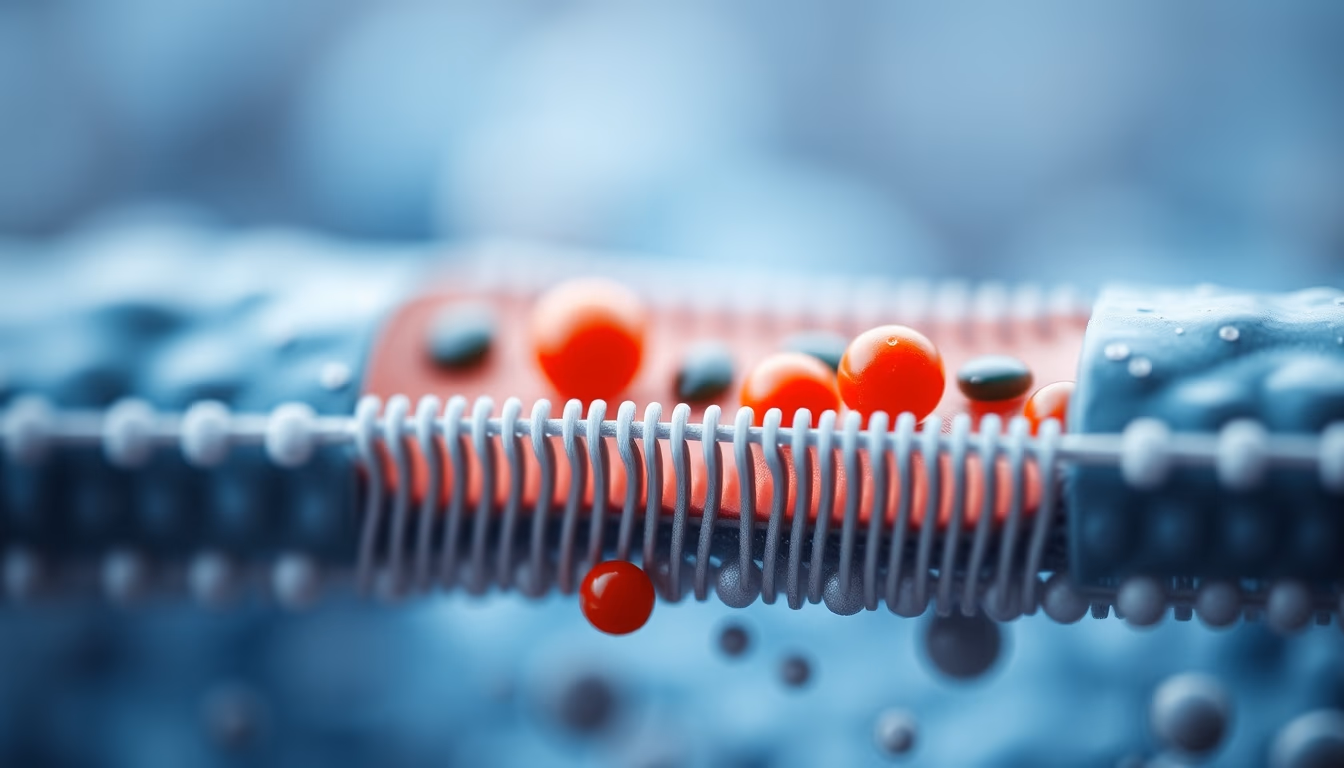 osmosis membrane diagram in editorial style