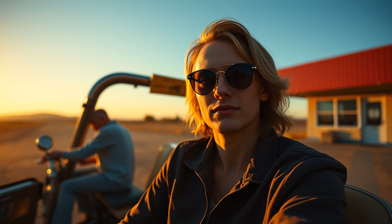 oversized retro 70s in editorial style