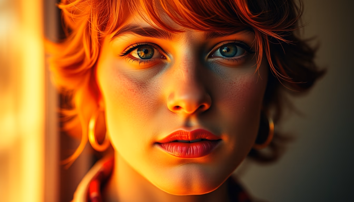 oversized retro 70s in editorial style