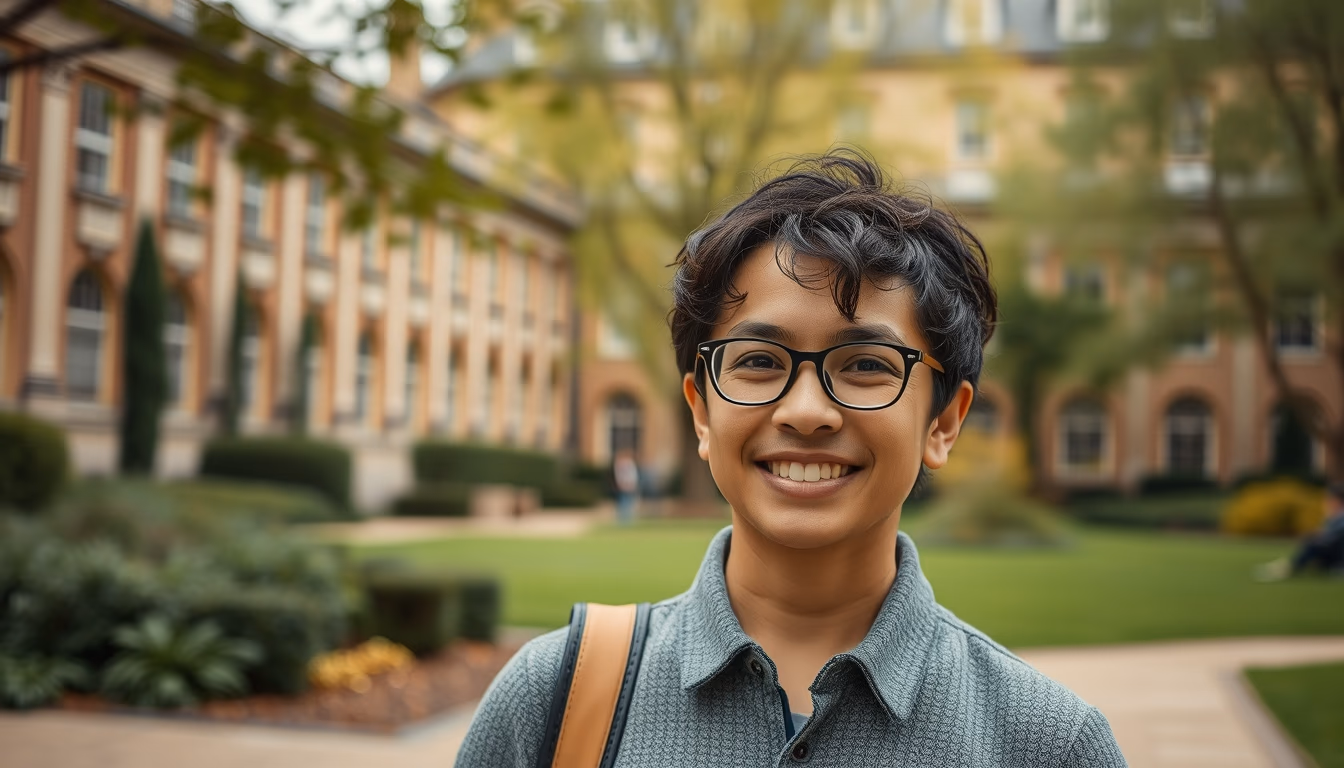 oxford college quad in editorial style