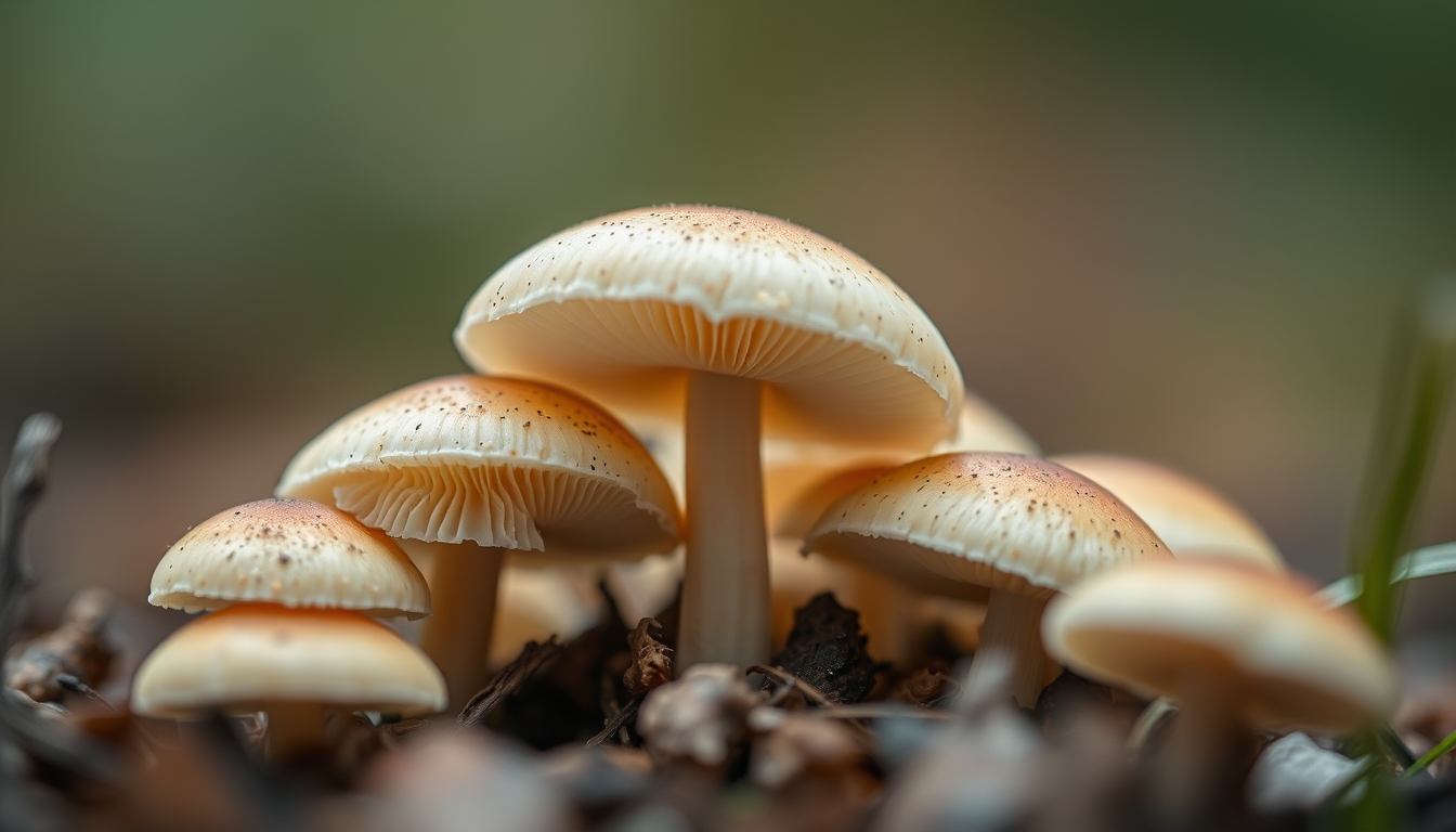 Oyster mushroom growing em estilo editorial