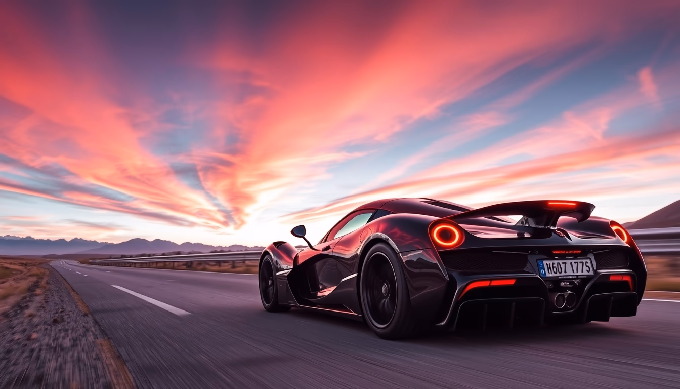 pagani huayra bc in editorial style