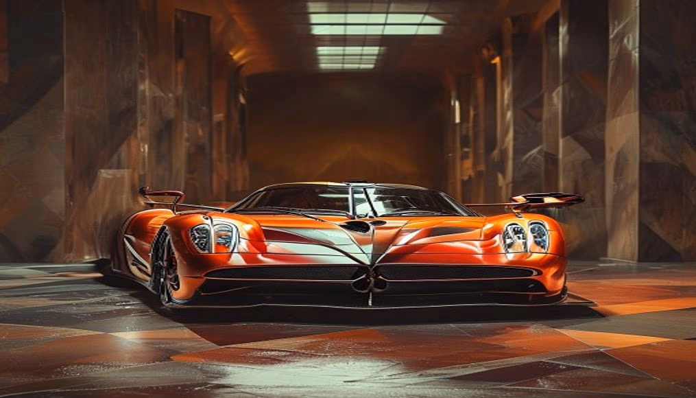 Pagani huayra utopia em fotografia editorial de luxo