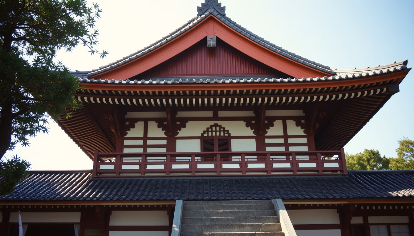pagoda roof japanese in editorial style