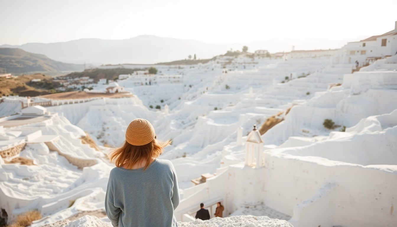 pamukkale terraces turkey in editorial style