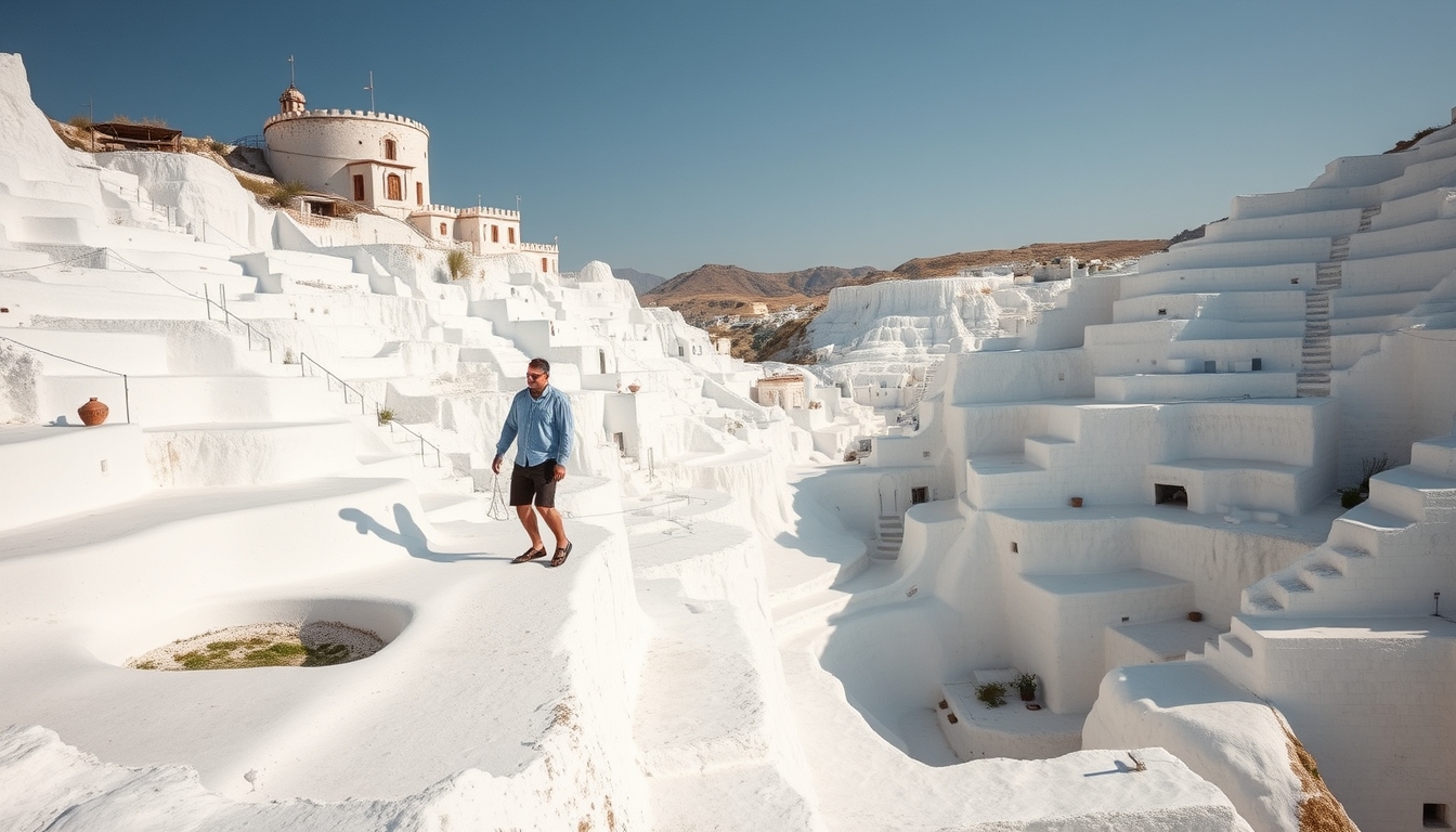pamukkale terraces turkey in editorial style