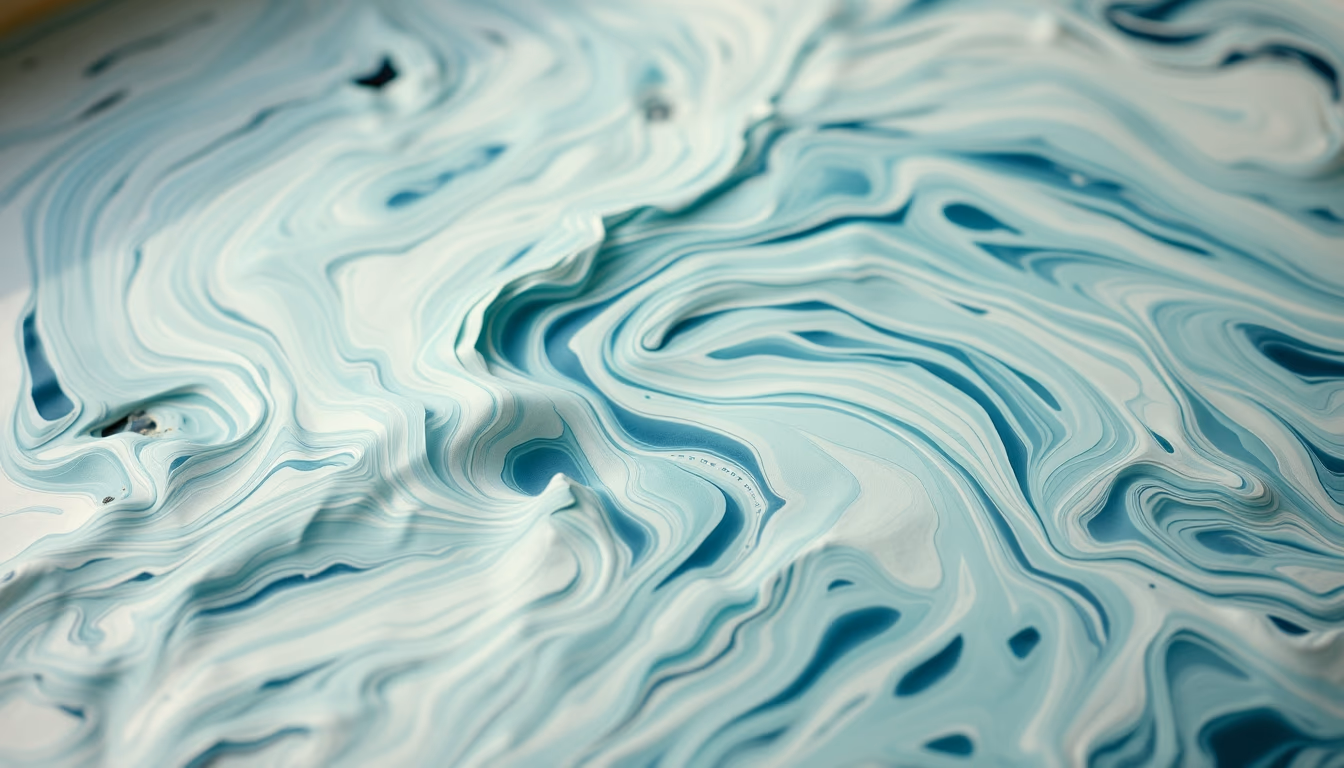 paper marbling water in editorial style