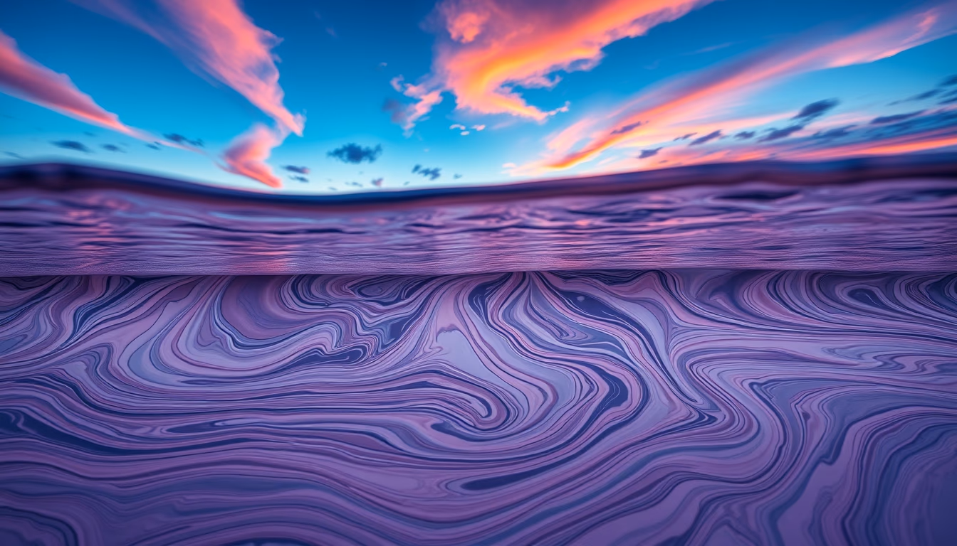 paper marbling water in editorial style