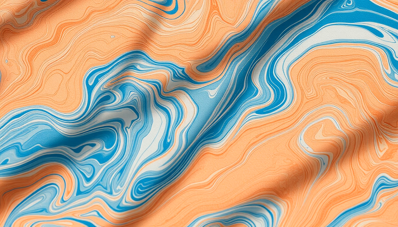 paper marbling water in editorial style
