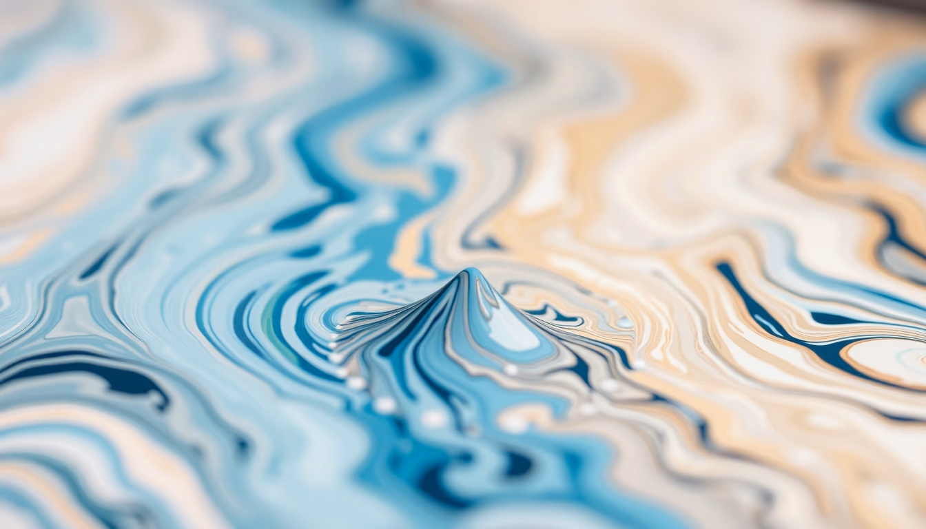 paper marbling water in editorial style