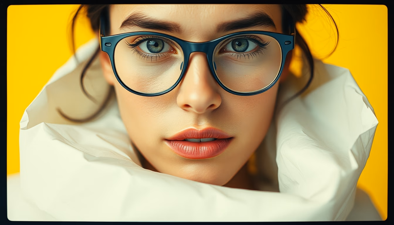 paper texture cream in editorial style