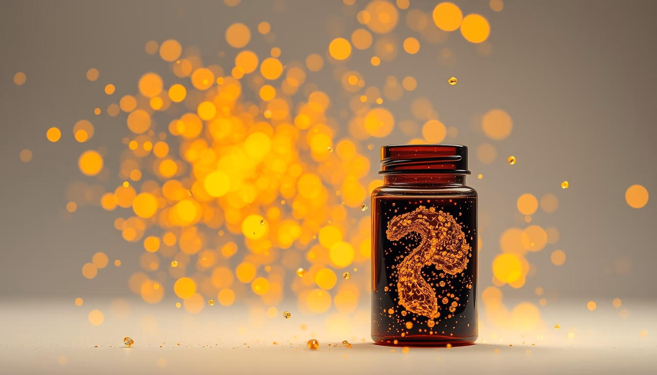 particles glowing dark in editorial style