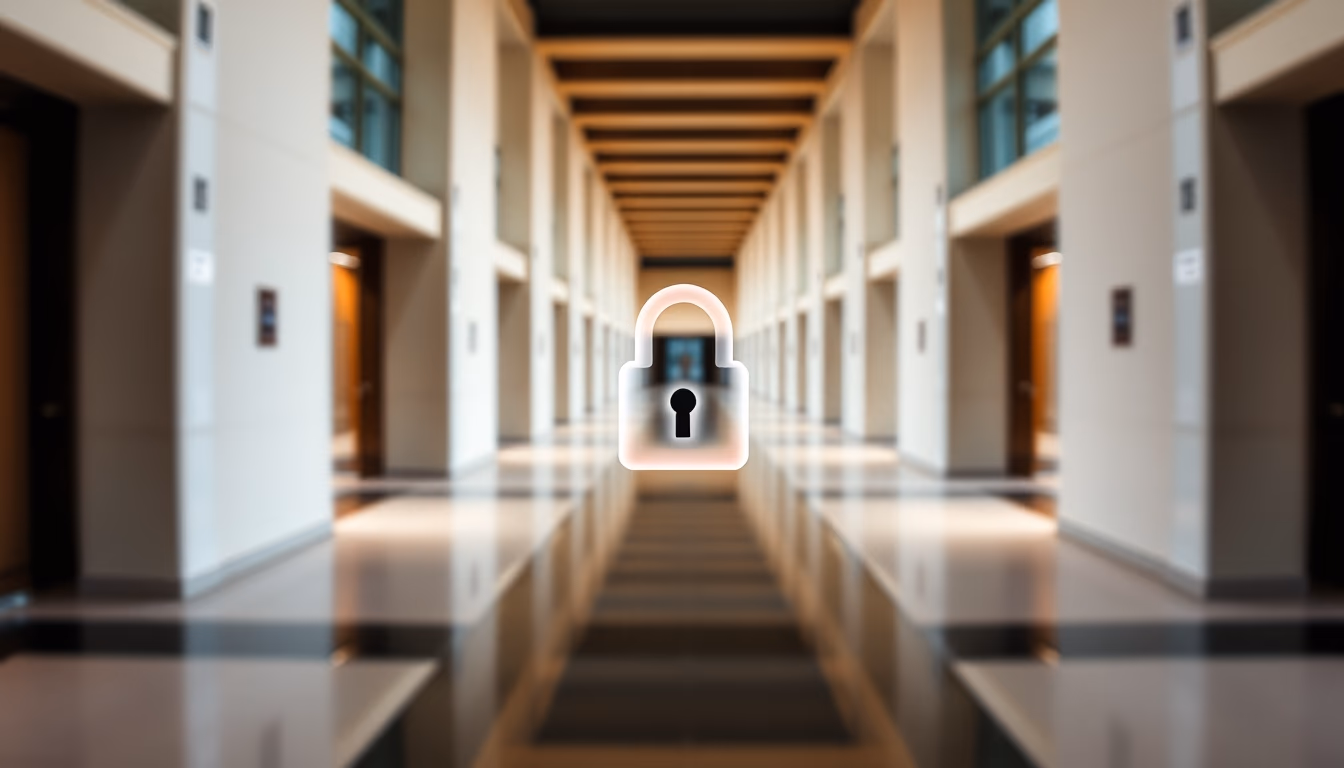 password screen blurred in editorial style