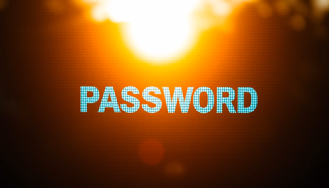 password screen blurred in editorial style