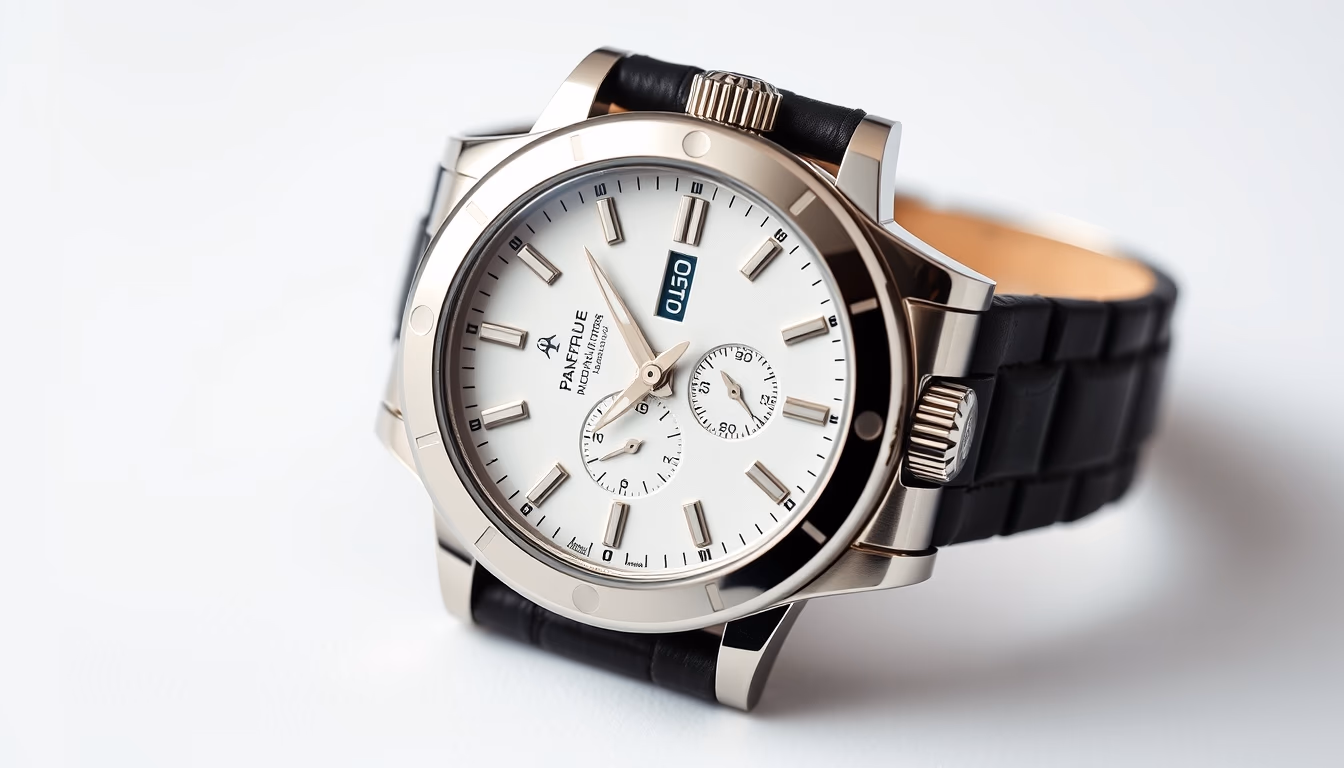 patek philippe nautilus in editorial style