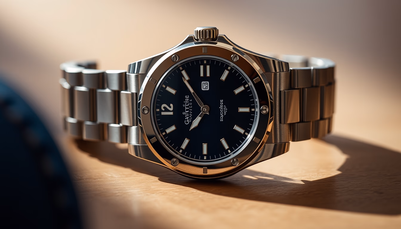 patek philippe nautilus in editorial style