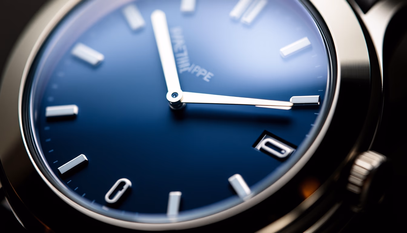 patek philippe nautilus in editorial style