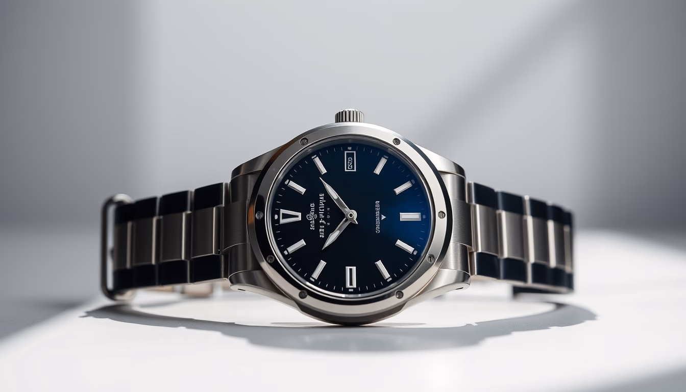 patek philippe nautilus in editorial style