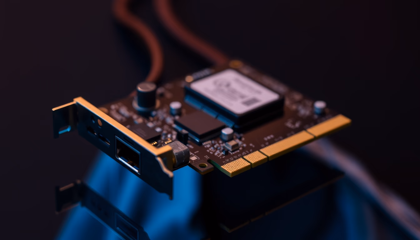 pcie expansion slot in editorial style