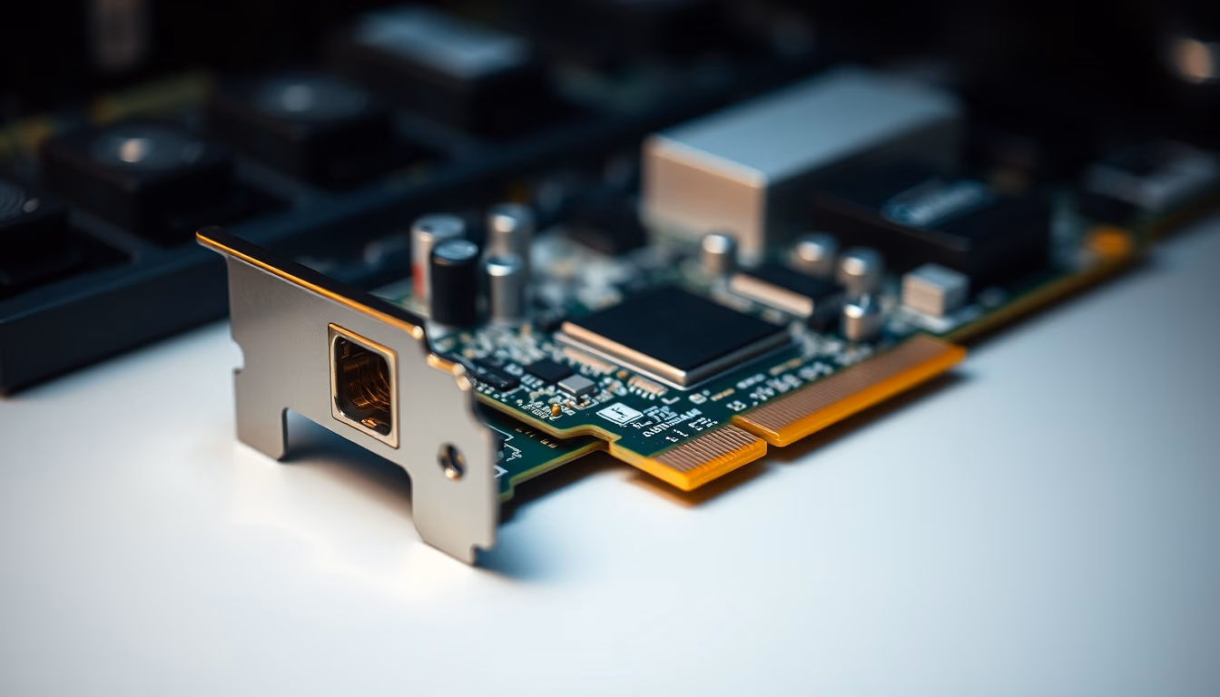 pcie expansion slot in editorial style