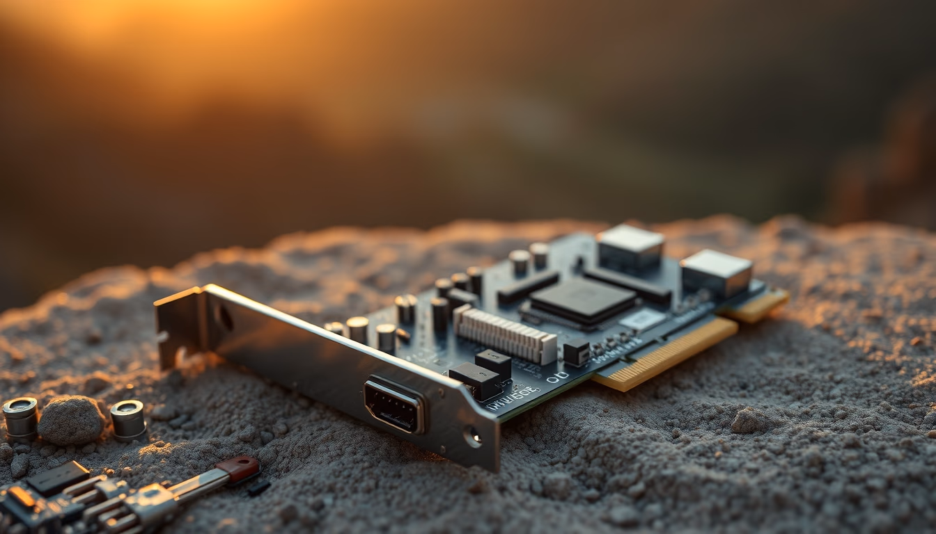 pcie expansion slot in editorial style