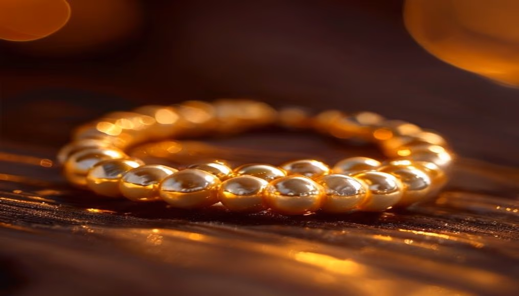 pearl bracelet south sea in luxury editorial photography