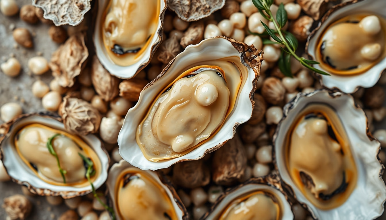 pearl oyster harvest in editorial style