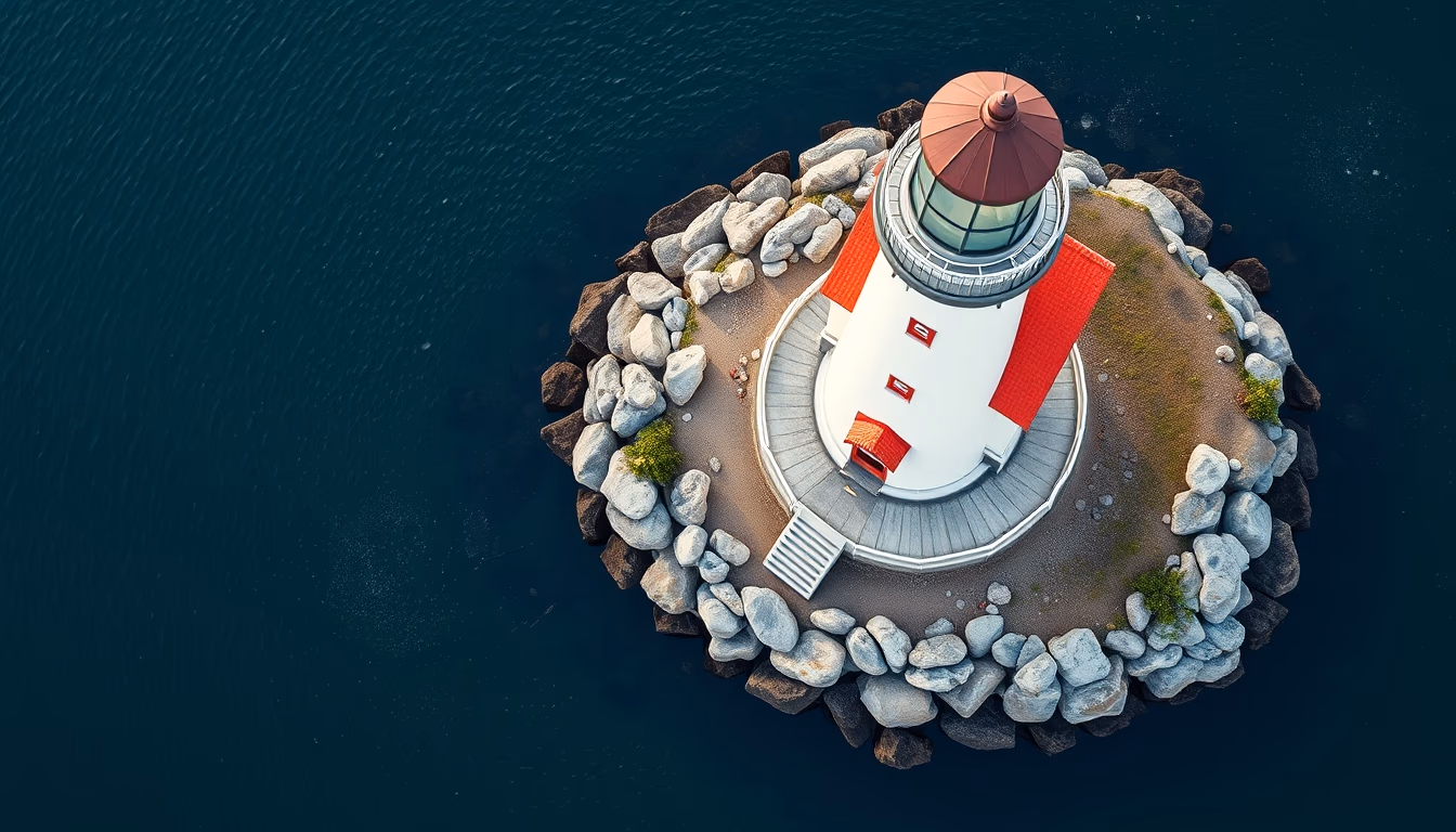 peggy cove lighthouse in editorial style