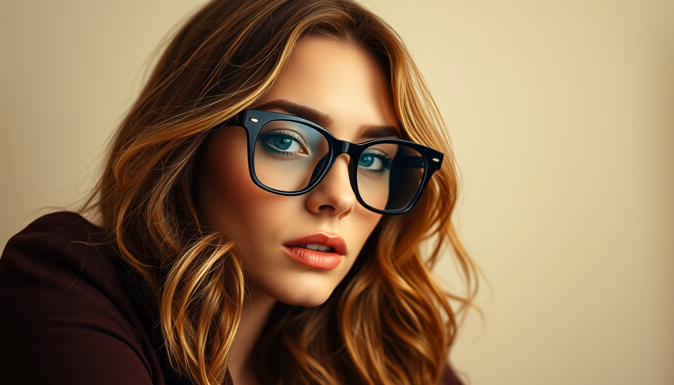 persol vintage frame in editorial style