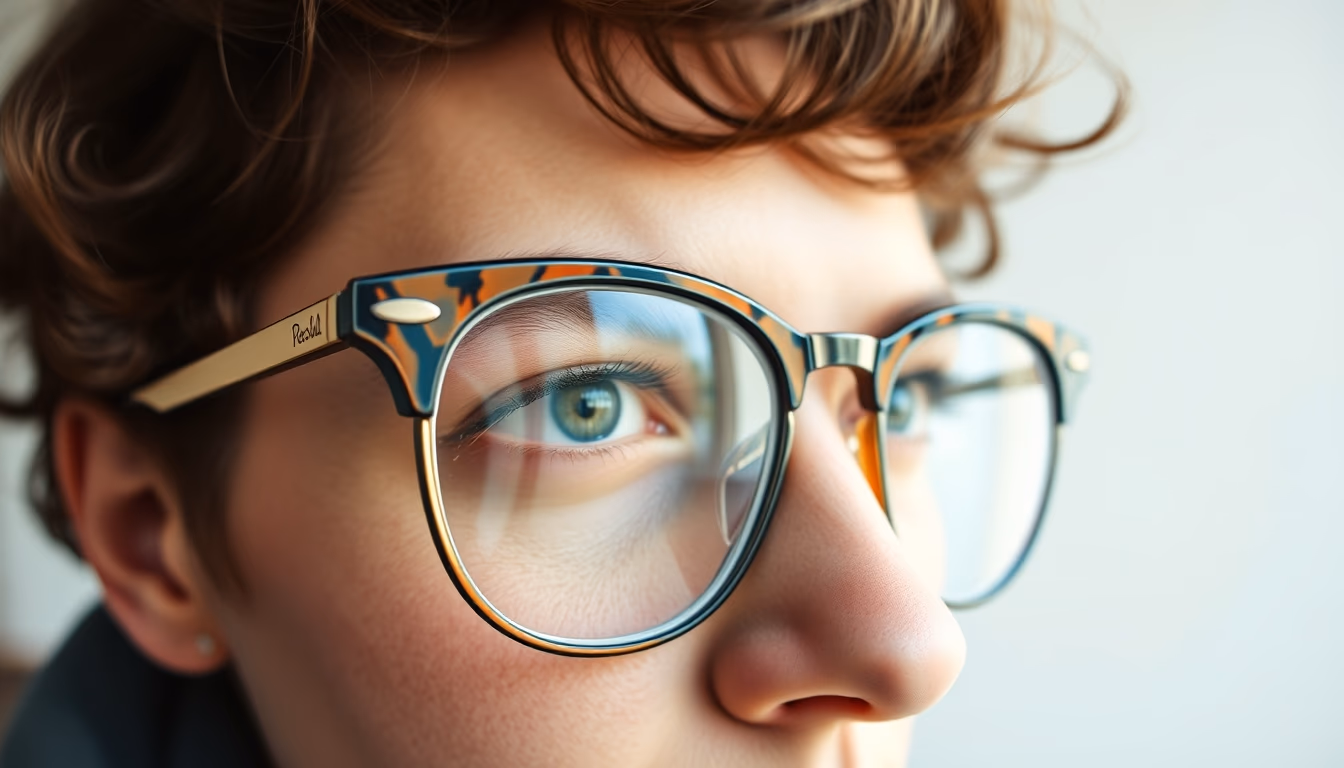 persol vintage frame in editorial style