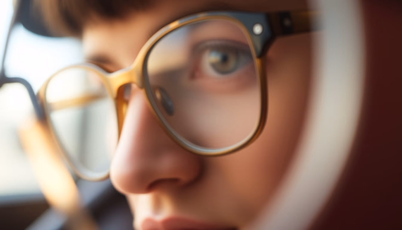 persol vintage frame in editorial style