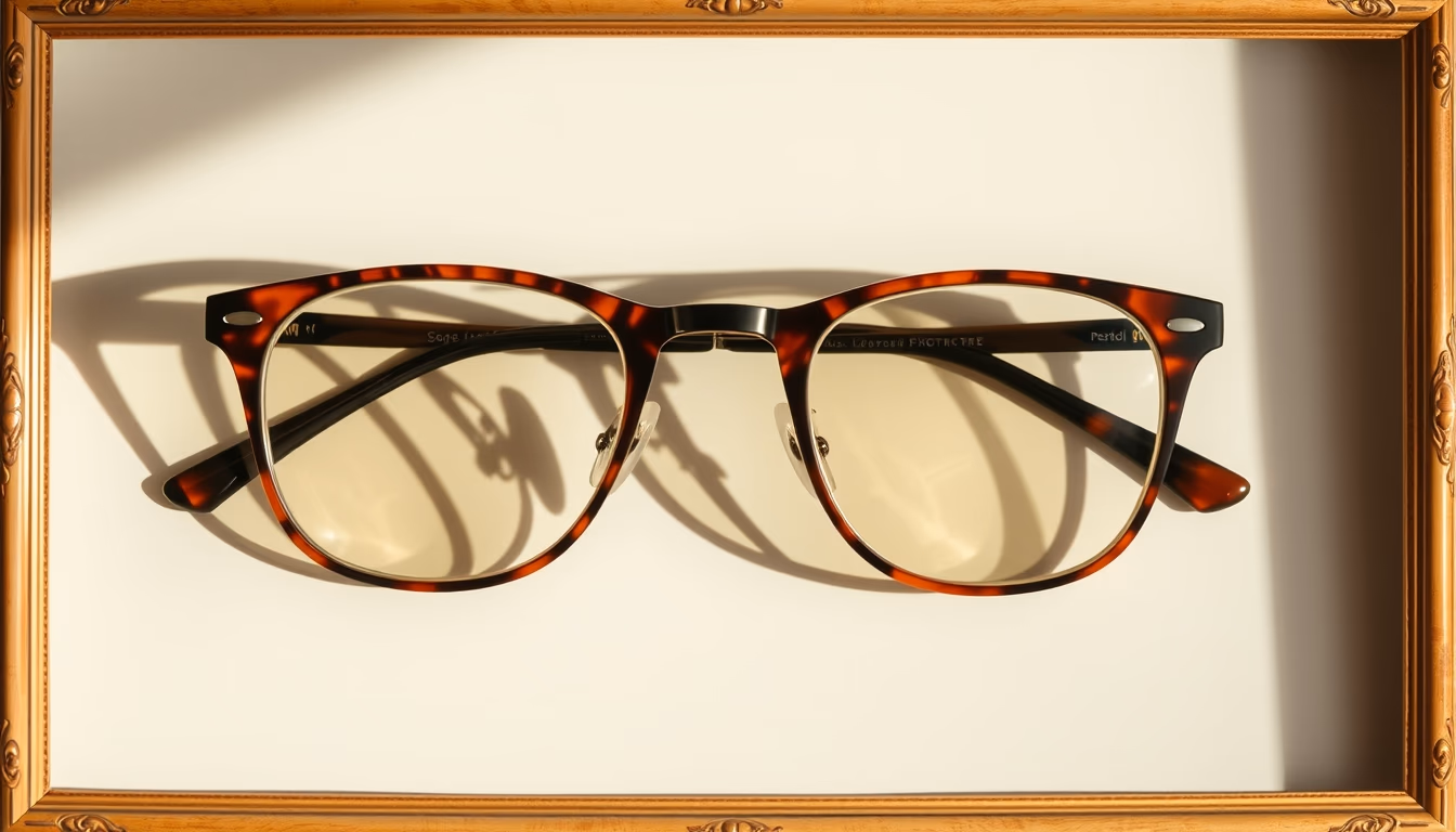 persol vintage frame in editorial style