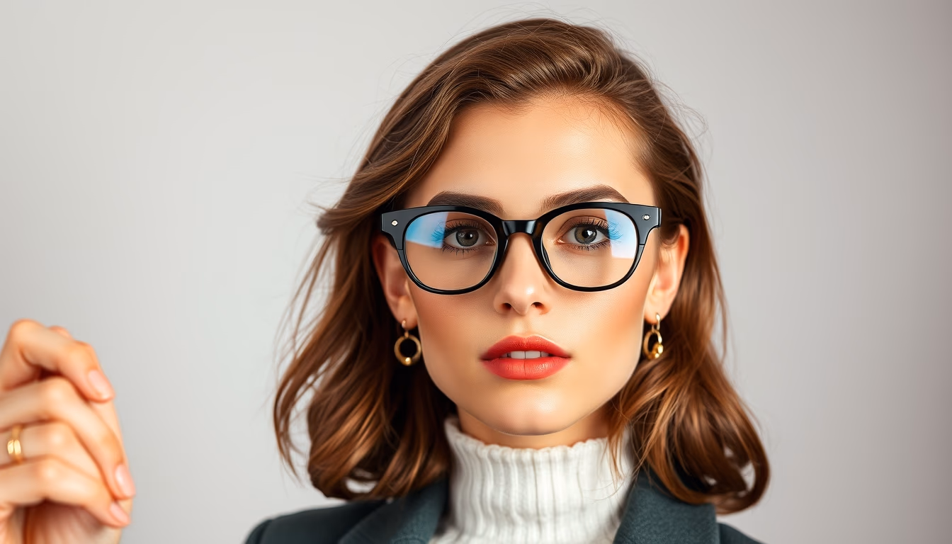 persol vintage frame in editorial style