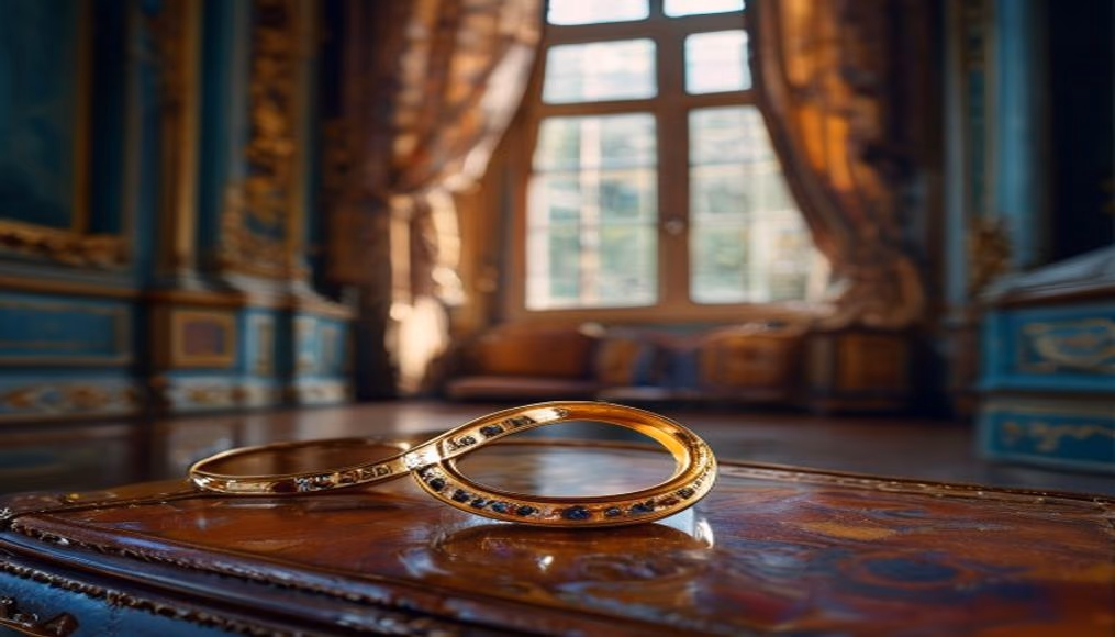 piaget possession bracelet rotating in luxury editorial photography