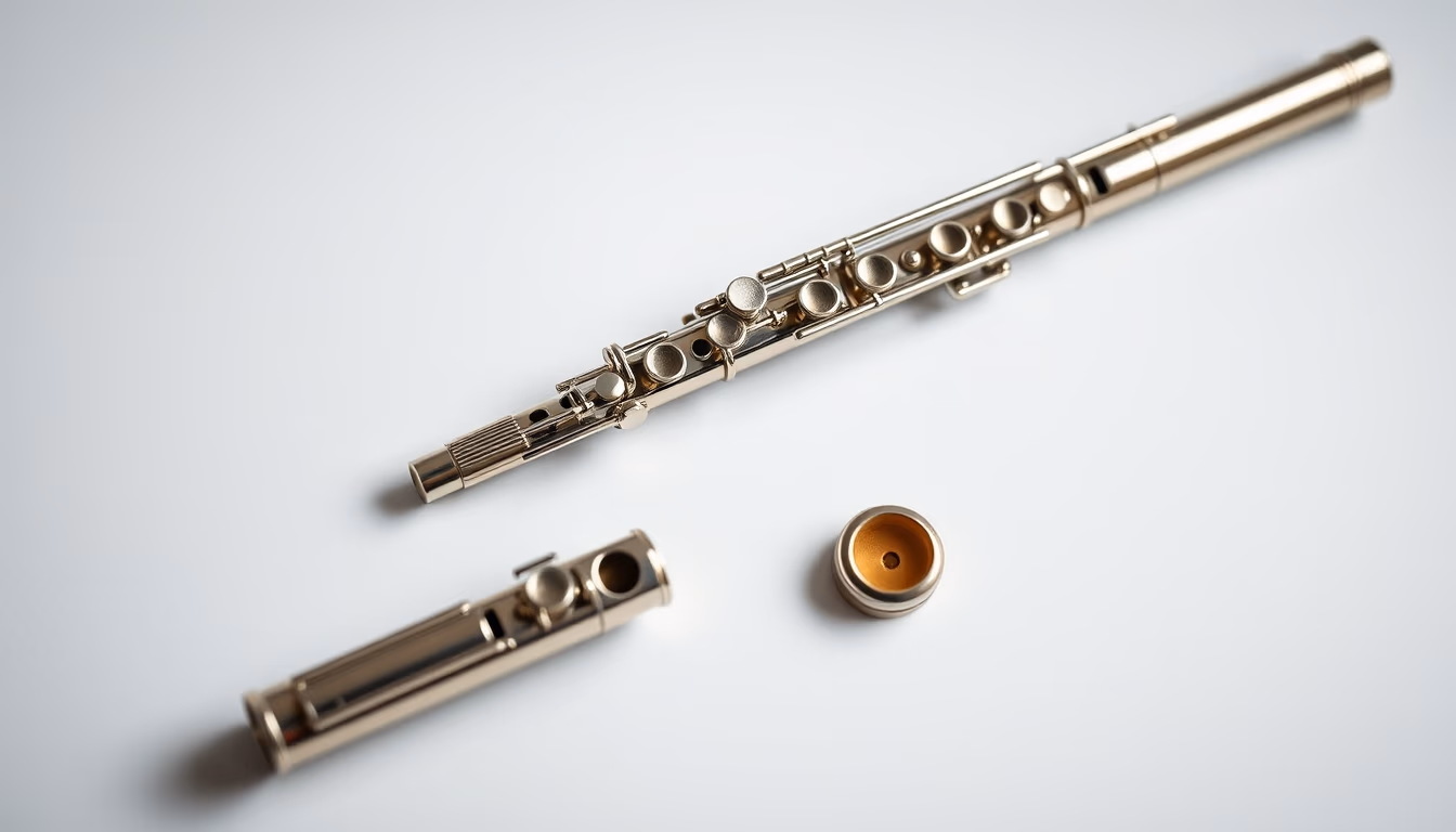 piccolo small flute in editorial style