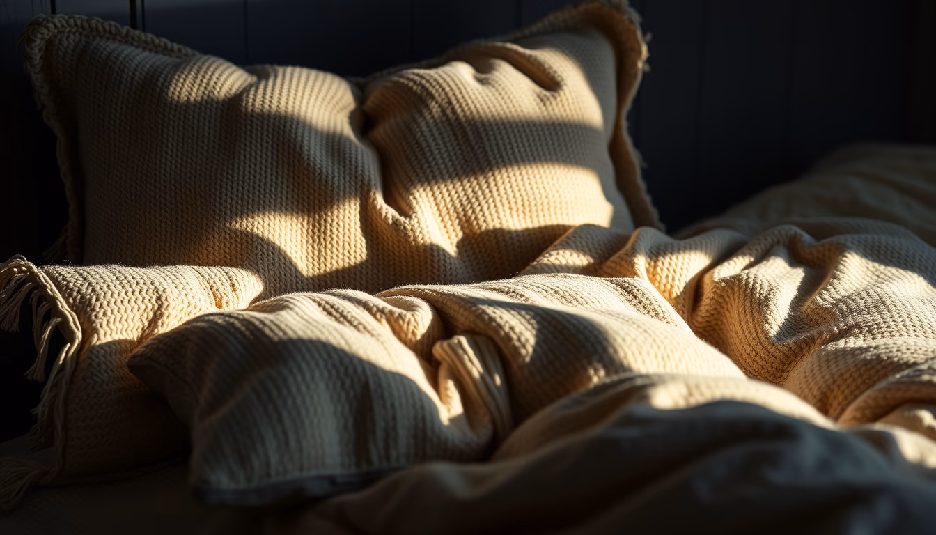 pillow soft cozy in editorial style