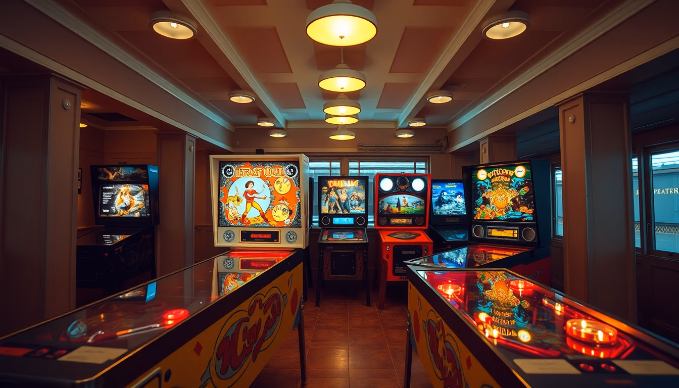 pinball machine 1970s in editorial style