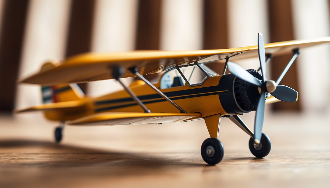 piper cub vintage in editorial style