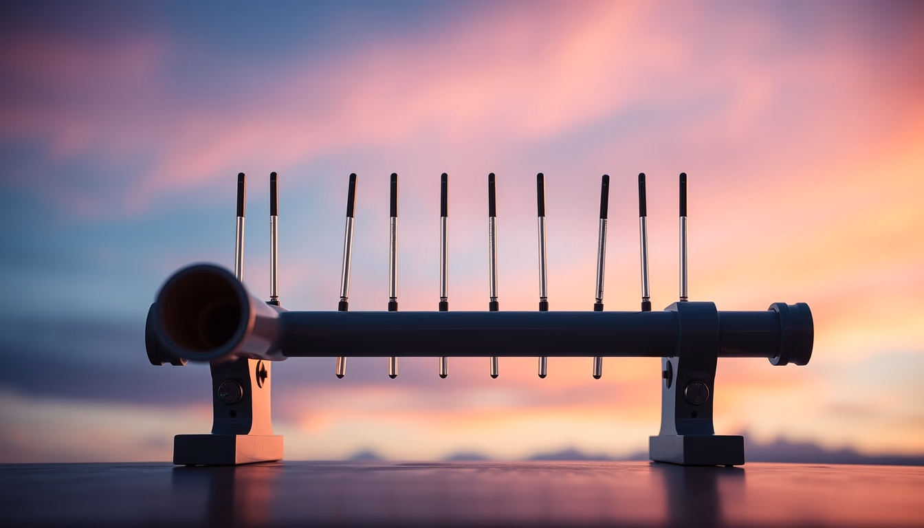 pipette tips rack in editorial style