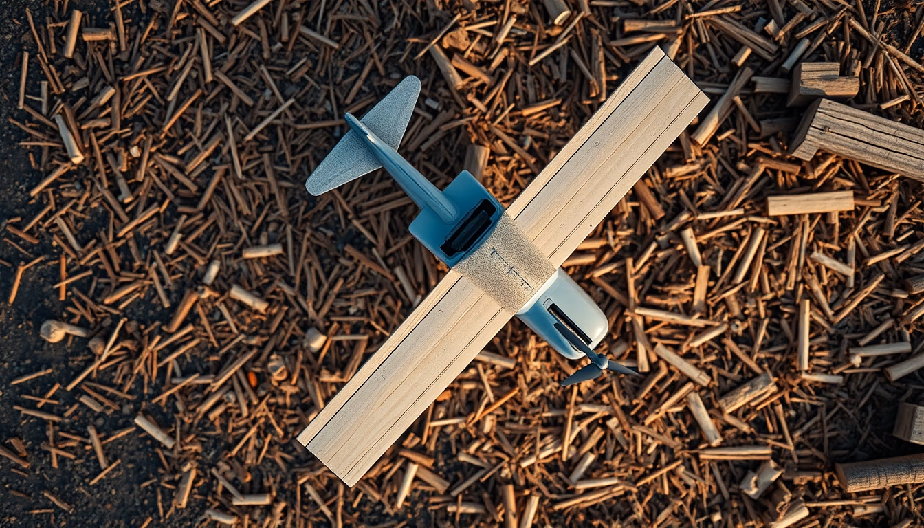 plane wood shaving in editorial style