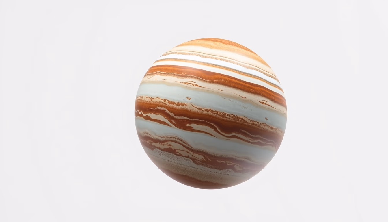 planet jupiter atmosphere in editorial style