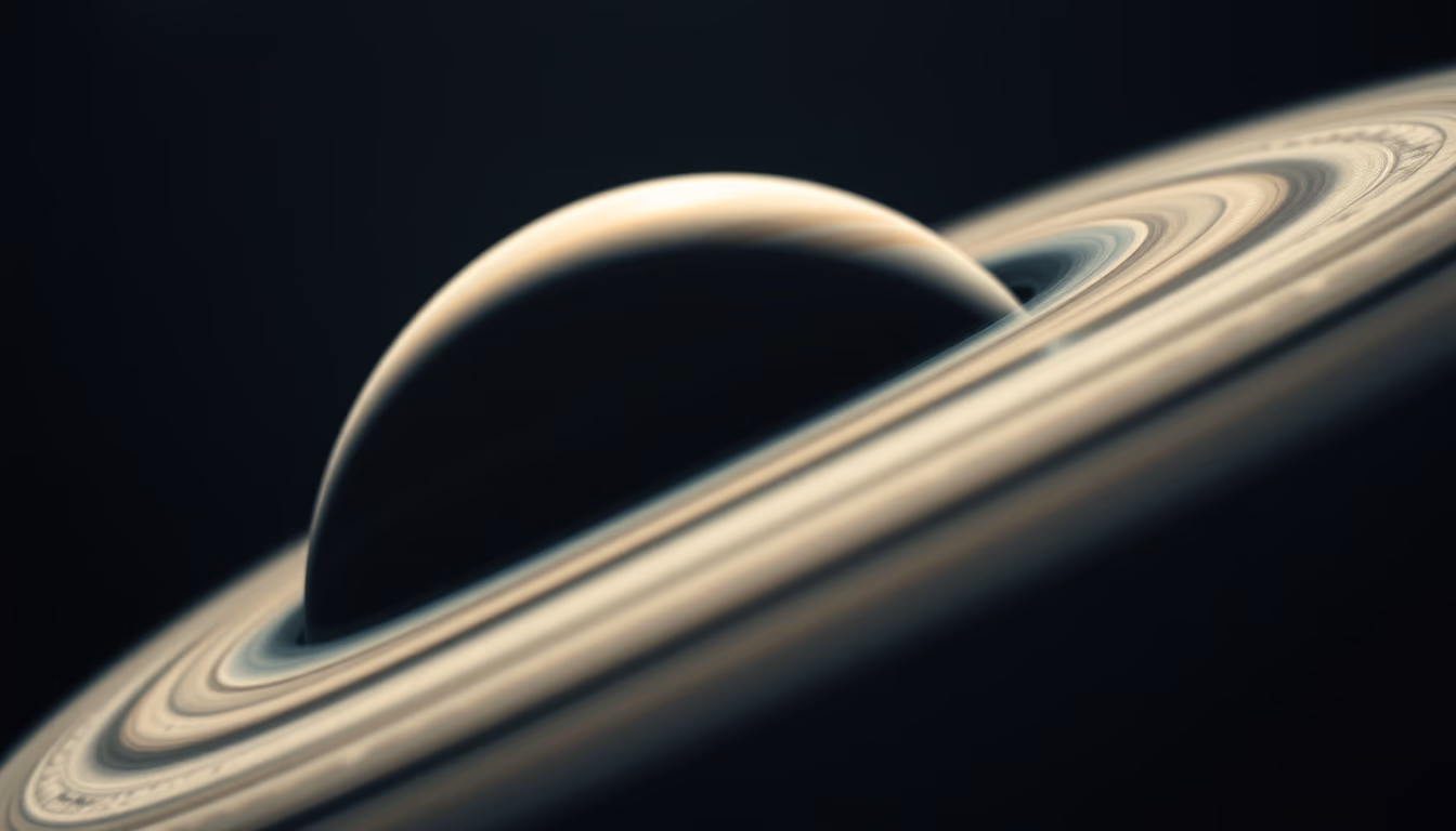 Planet jupiter atmosphere em estilo editorial