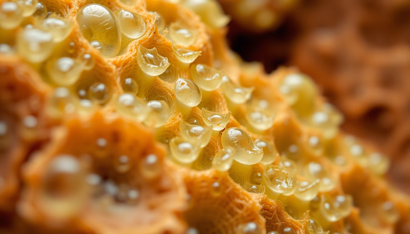 plant cell wall closeup in editorial style