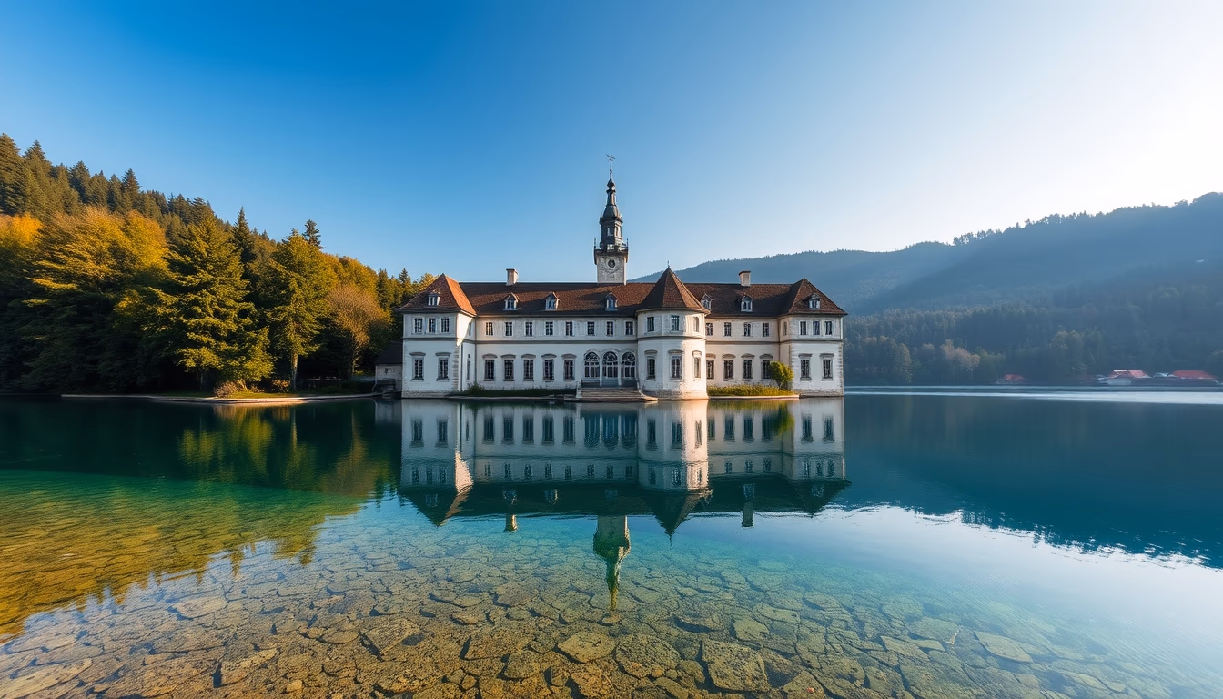 plitvice lakes croatia in editorial style