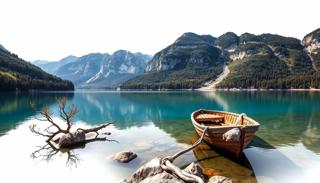 plitvice lakes croatia in editorial style