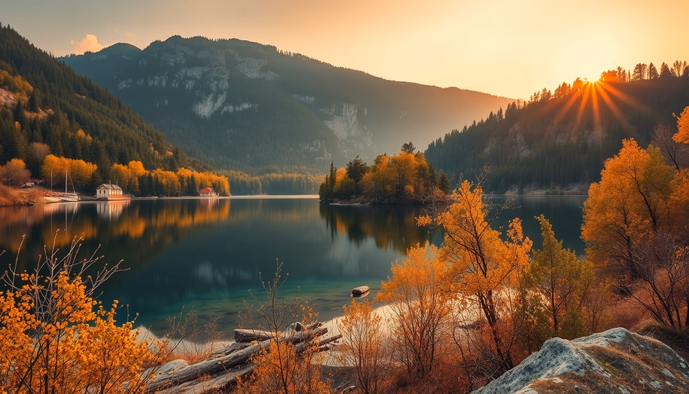 plitvice lakes croatia in editorial style