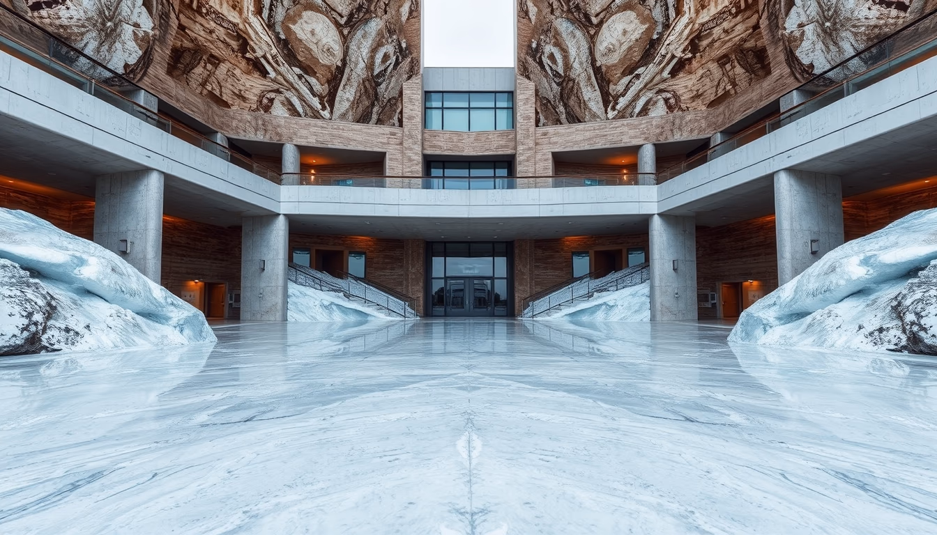 pluto surface ice in editorial style