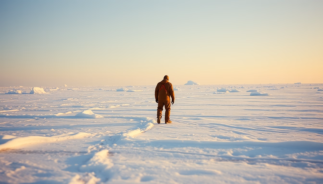 pluto surface ice in editorial style